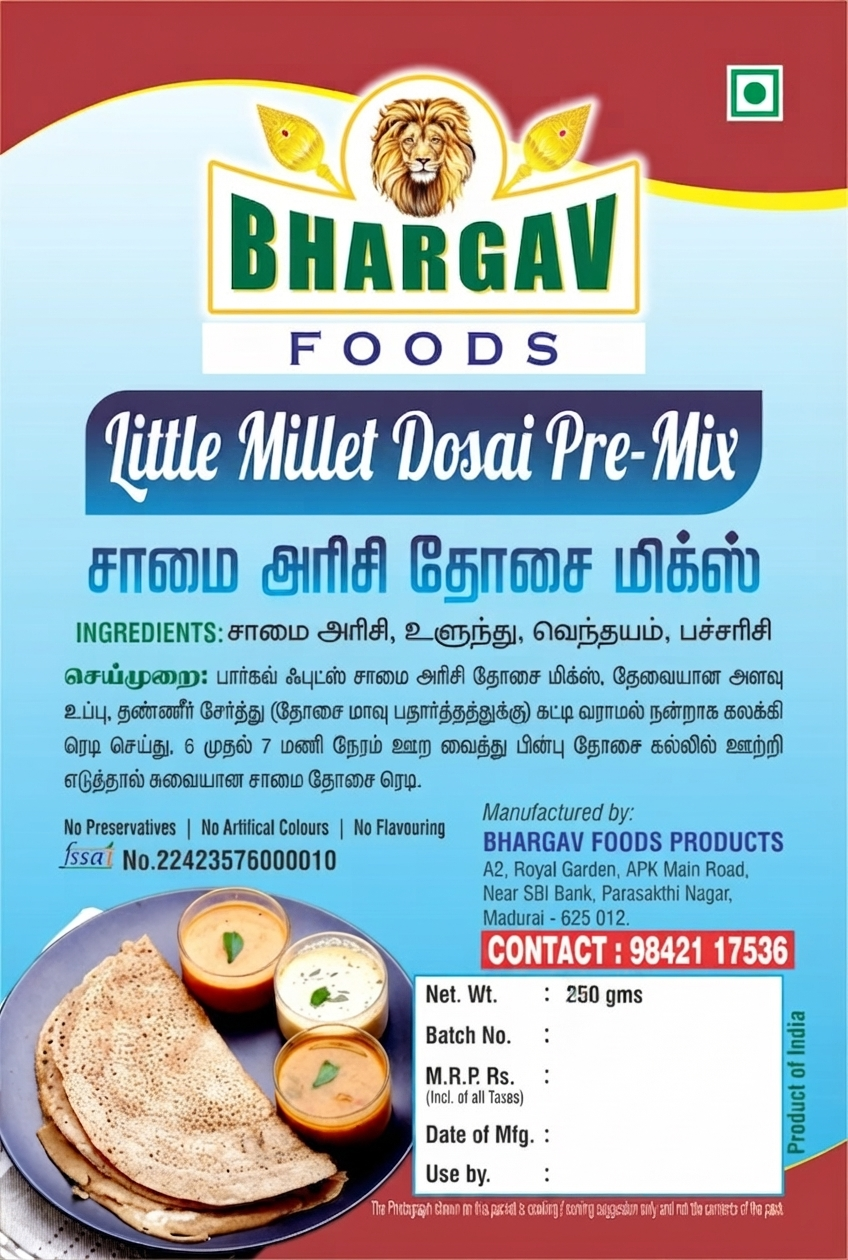 Little Millet Dhosai Pre-mix